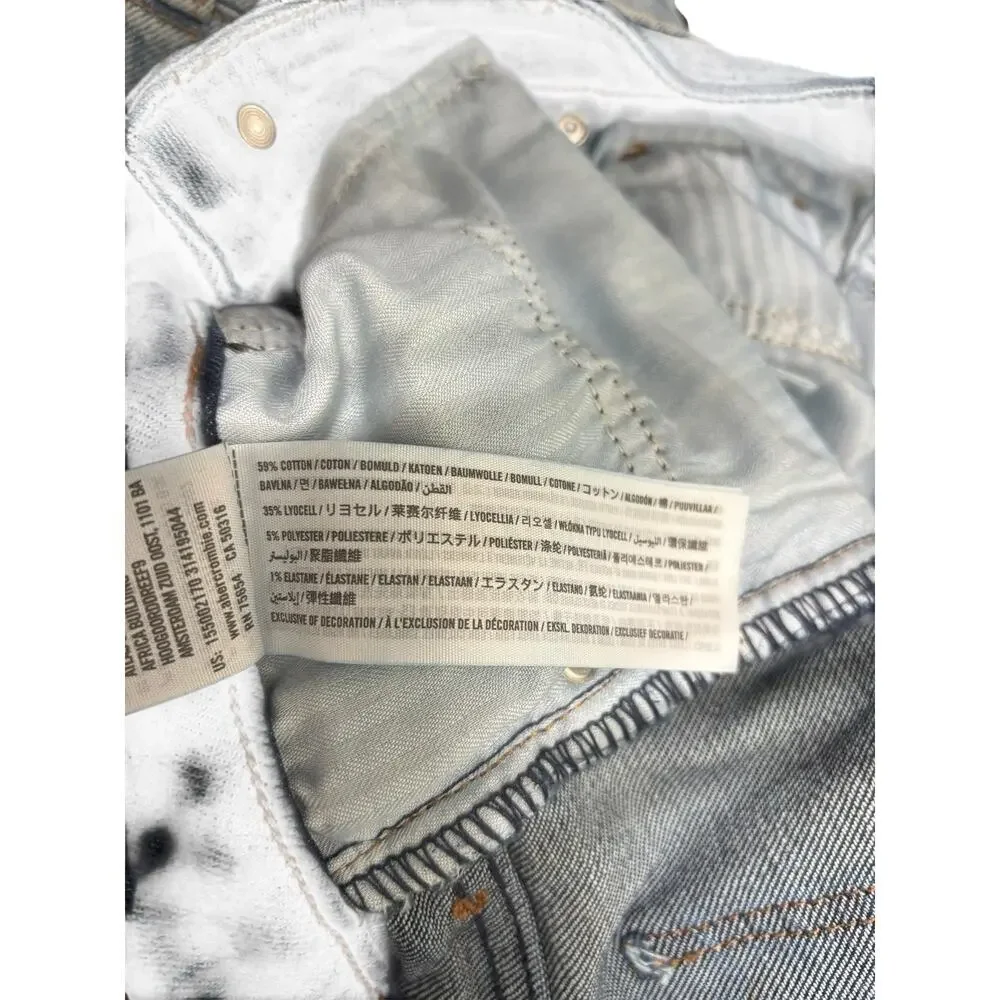 Abercrombie & Fitch Bootcut Jeans Women’s Size 4L Long W27 L35 Dark Wash - Picture 6 of 6